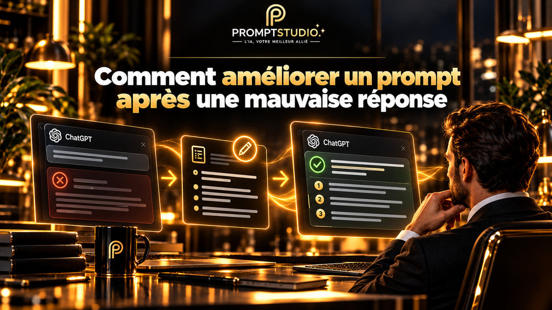Comment améliorer un prompt après une mauvaise réponse