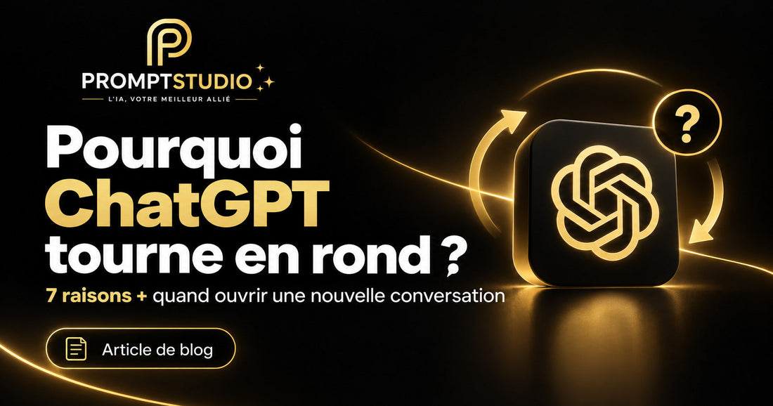 Pourquoi ChatGPT tourne en rond : 7 raisons et quand ouvrir une nouvelle conversation