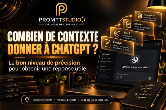 Prompt ChatGPT : combien de contexte faut-il donner ?