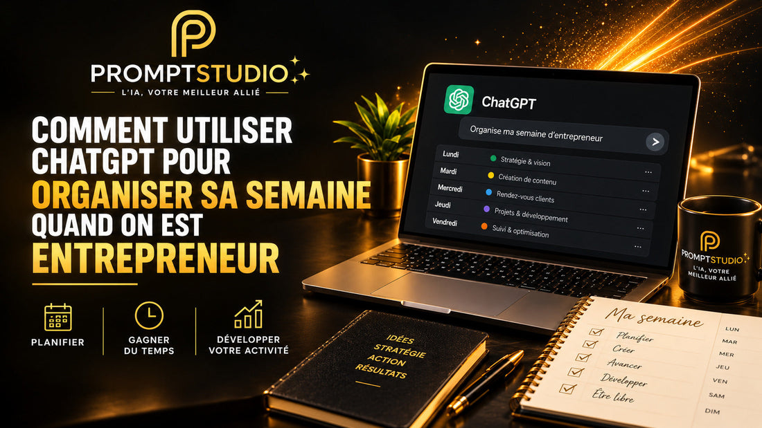 Comment utiliser ChatGPT pour organiser sa semaine quand on est entrepreneur