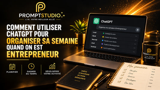Comment utiliser ChatGPT pour organiser sa semaine quand on est entrepreneur