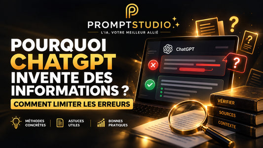 Pourquoi ChatGPT invente des informations et comment limiter les erreurs